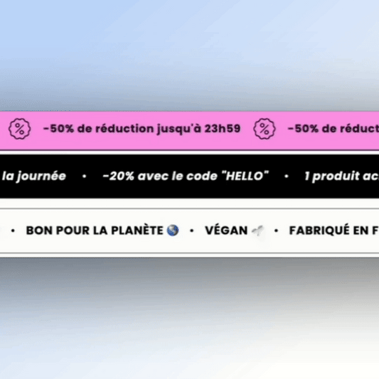 BARRE DÉROULANTE