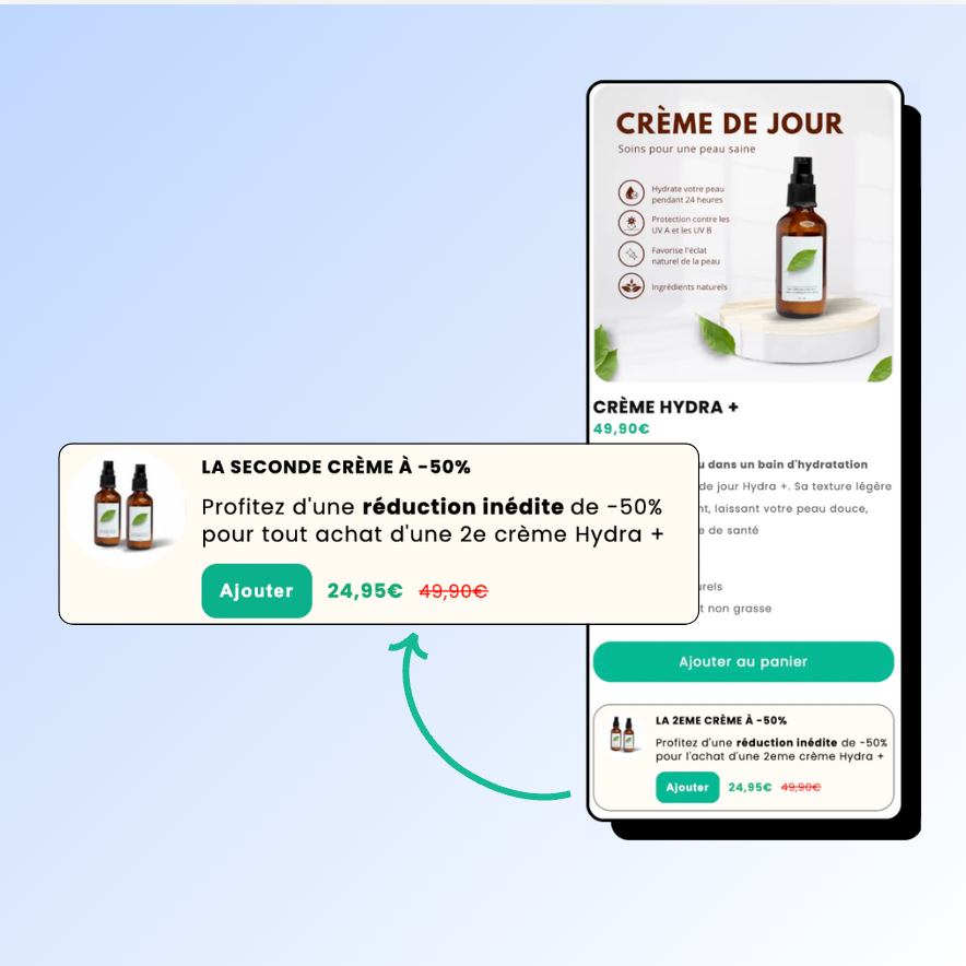 UPSELL PRODUIT