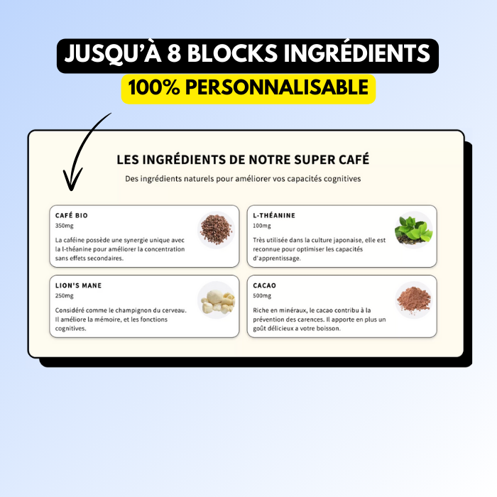 LISTE D'INGRÉDIENTS