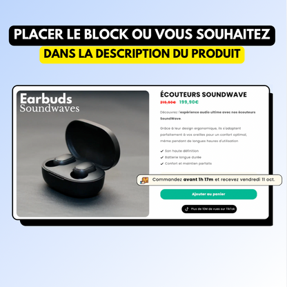 DATE DE LIVRAISON DYNAMIQUE